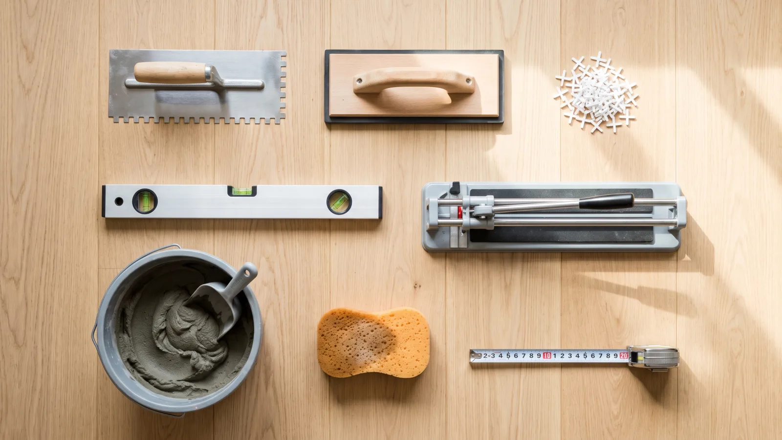 Outils indispensables pour poser du carrelage