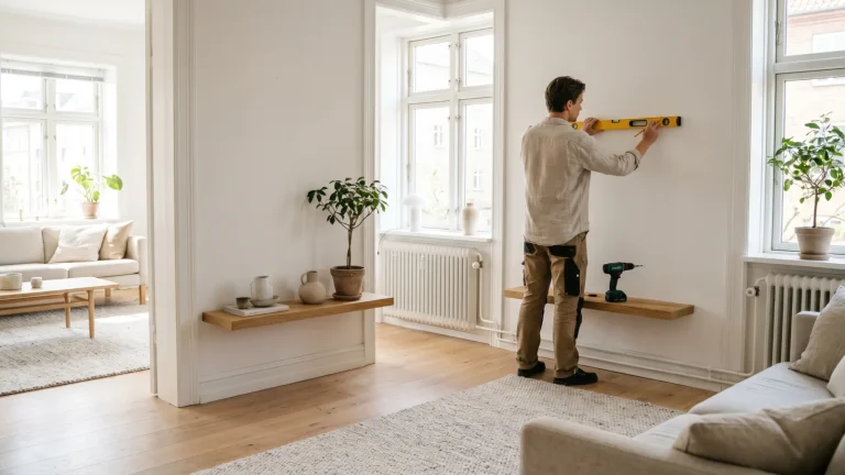 Fixer une étagère murale sans tout casser : le guide complet