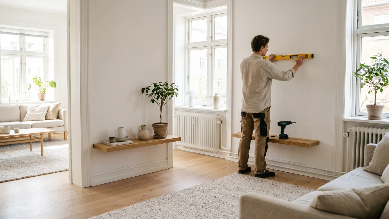 Fixer une étagère murale sans tout casser : le guide complet